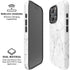 White Marble iPhone 16 Pro Max Magsafe Impact Case